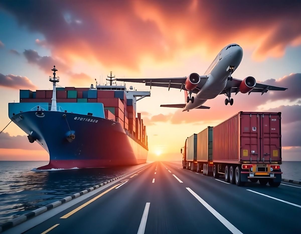 FastLane freight convoy departing logistics campus